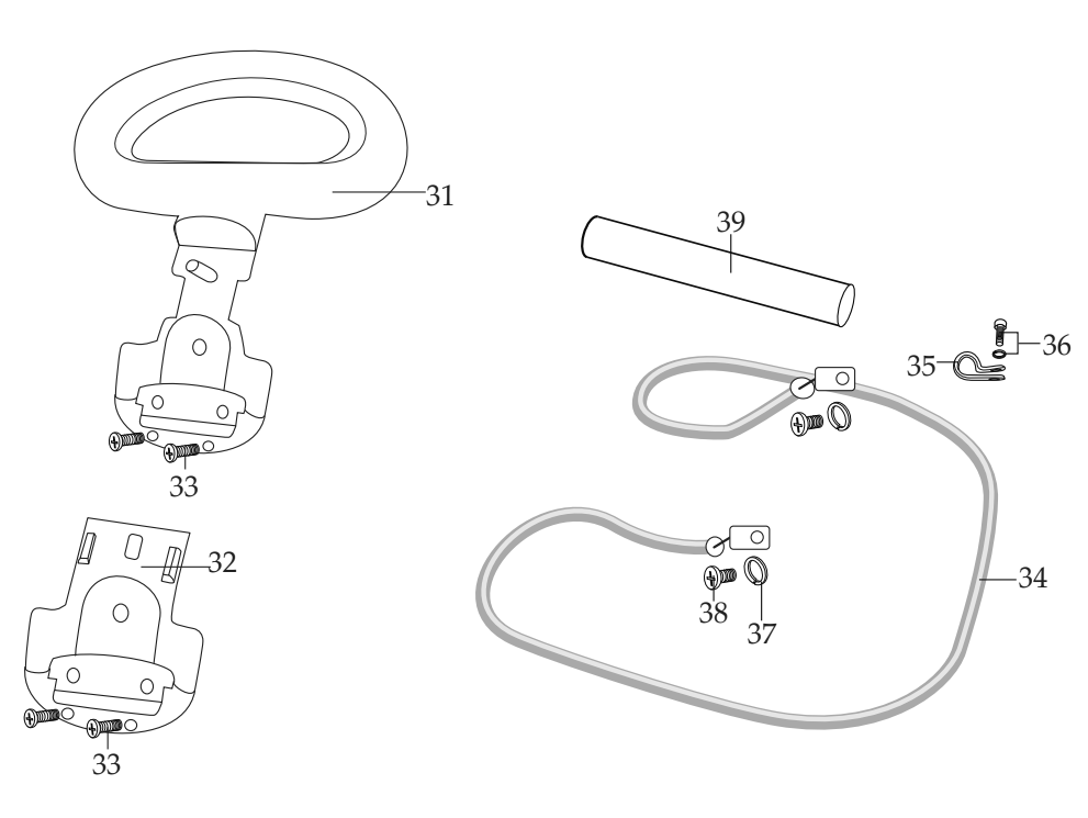 Diagram 2 Diagram and Parts List for WMB400X  Waring Waffle Maker