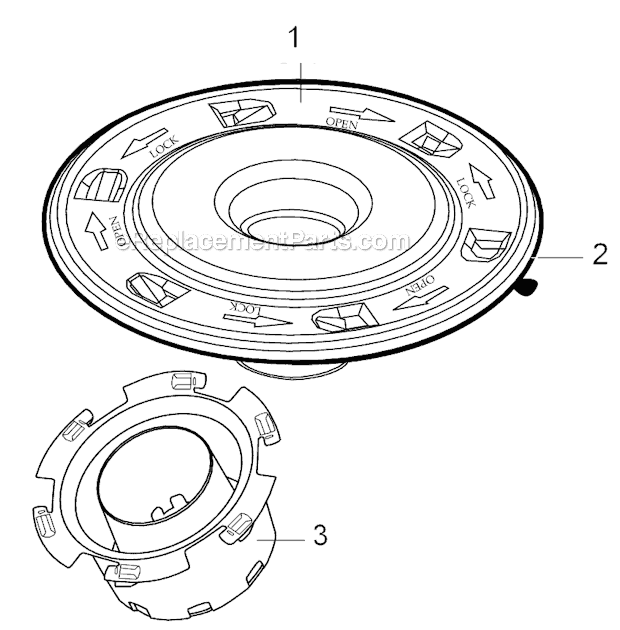 Page A Diagram and Parts List for CBL10  Waring Blender