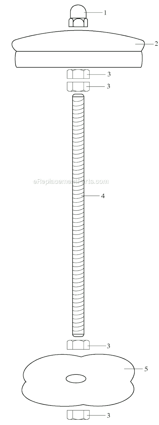 Page A Diagram and Parts List for SS510F  Waring Blender