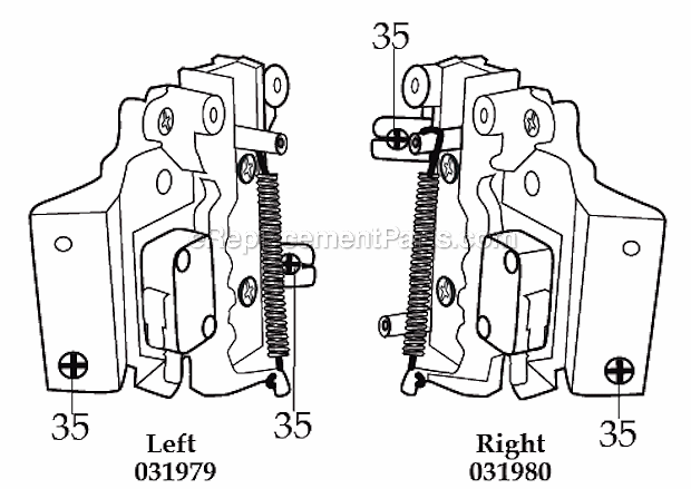 Page B Diagram and Parts List for WDM240  Waring Drink Mixer