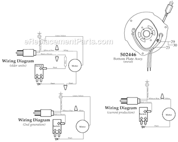 Part Location Diagram of 502347 Waring Cord Set