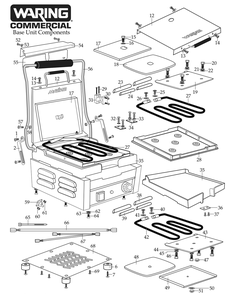 Part Location Diagram of 29986 Waring Washer