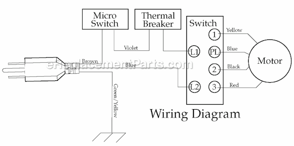 Page C Diagram and Parts List for 33BL10  Waring Blender