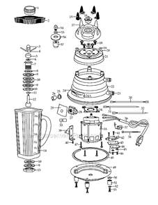 Part Location Diagram of 003504 Waring Cap Nut