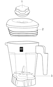 Part Location Diagram of 024268 Waring Nut Gasket