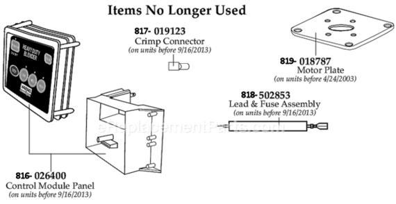 Page C Diagram and Parts List for CB15  Waring Blender