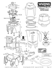 Part Location Diagram of 503601 Waring Coupling w/Adapter