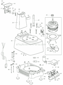 Part Location Diagram of 024788 Waring Foot