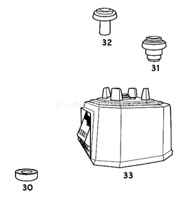 Page B Diagram and Parts List for MMB150  Waring Blender