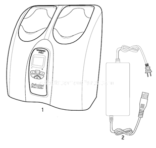 Page A Diagram and Parts List for PC200  Waring Wine and Beverage Cooler