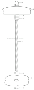 Page A Diagram and Parts List for SS510F  Waring Blender