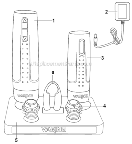 Part Location Diagram of 031995 Waring Foil Cutter