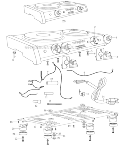 Page A Diagram and Parts List for WDB600  Waring Miscellaneous