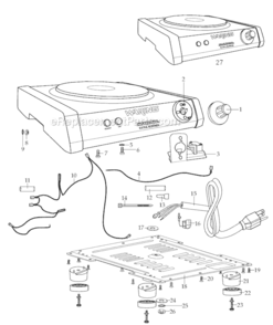 Page A Diagram and Parts List for WEB300  Waring Miscellaneous