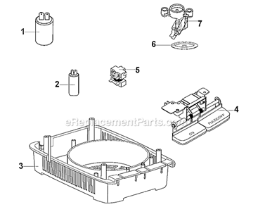 Page B Diagram and Parts List for WFP11SW  Waring Food Processor