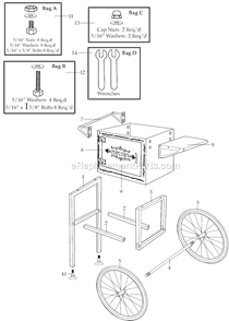 Page A Diagram and Parts List for WPM40TR  Waring Popcorn Maker