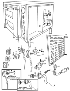Page B Diagram and Parts List for WPO700  Waring Miscellaneous