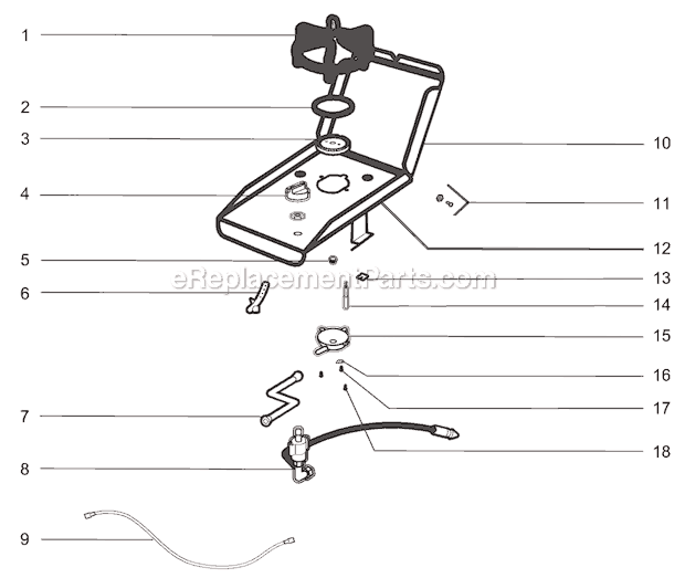Page A Diagram and Parts List for 87889  Weber Built-In Cooking