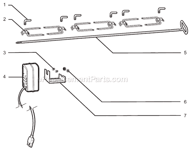 Page A Diagram and Parts List for 9976  Weber Grill Accessories