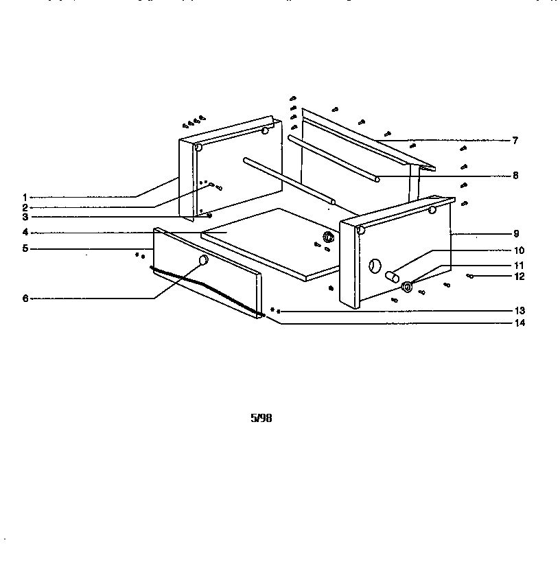 Summit 475 Insulated Sleeve Diagram and Parts List for SUMMIT 475  Weber Grill