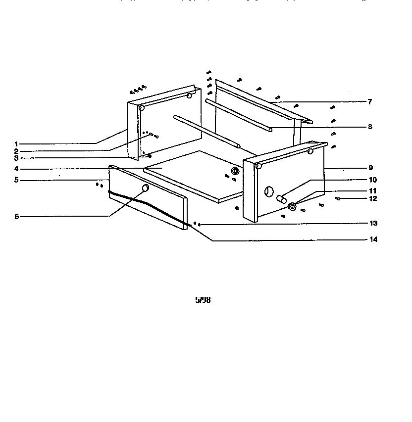 Summit 675 Insulated Sleeve Diagram and Parts List for SUMMIT 675 insulated sleeve Weber Grill