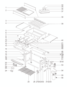 Part Location Diagram of 65570 Weber Hose And Regulator