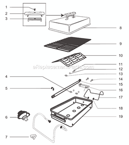 Part Location Diagram of 6501 Weber Adapter Hose, 6 Ft