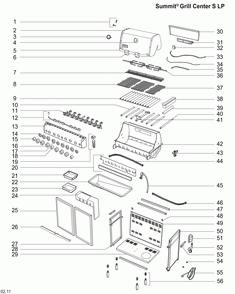 Part Location Diagram of 85570 Weber Rain Baffle For Tuck-away Roti