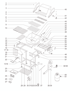 Part Location Diagram of 98140 Weber Shroud
