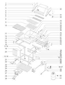 Part Location Diagram of 92136 Weber Shroud