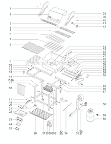 Part Location Diagram of 98669 Weber Wire Condiment Rack With Holder