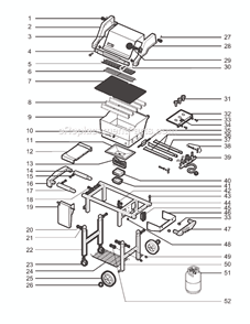 Part Location Diagram of 60141 Weber Manifold With Larger Sweep