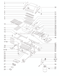 Part Location Diagram of 78964 Weber Control Knob