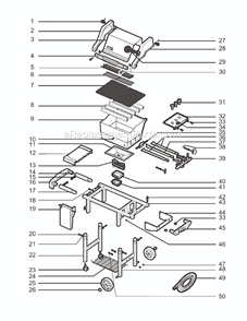 Page A Diagram and Parts List for 2381001  Weber Grill