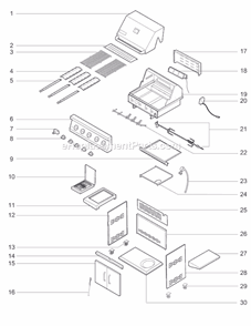 Part Location Diagram of 30500611 Weber Match Holder And Chain W/Hardware