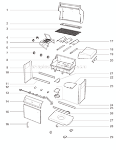 Part Location Diagram of 30501021 Weber Trivet For Side Burner