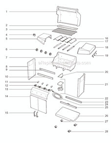 Part Location Diagram of 30501088 Weber Base
