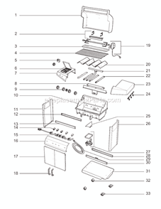 Part Location Diagram of 30501071 Weber Manifold Assembly