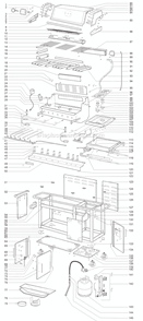 Part Location Diagram of 97346 Weber Side Burner Orifice 10.5 Liquid Propane - Yellow