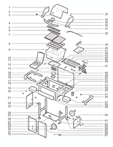 Part Location Diagram of 89843 Weber Literature Kit