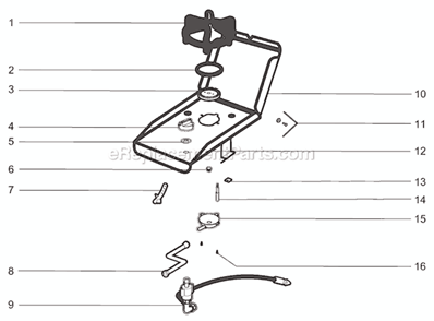 Part Location Diagram of 82723 Weber Control Panel For Side Burner W/Clips, Platinum