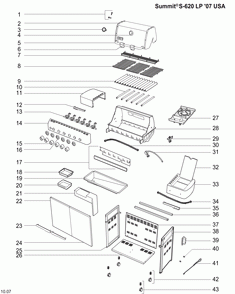 Part Location Diagram of 66335 Weber Door assm