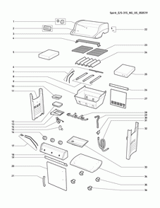 Diagram Diagram and Parts List for 47512001  Weber Grill