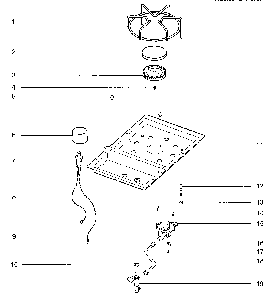 Side Burner Diagram and Parts List for SUMMITS-670NG 2009 Weber Built-In Cooking