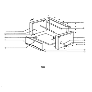 Summit 475 Insulated Sleeve Diagram and Parts List for SUMMIT475INSULATEDSLEEVE  Weber Built-In Cooking