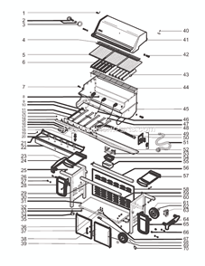 Part Location Diagram of 60464 Weber RHS Door Replacement