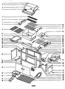 Part Location Diagram of 40991501 Weber End cap