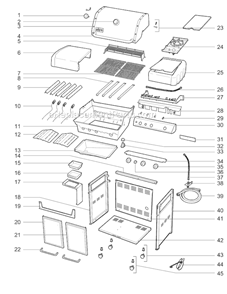 Part Location Diagram of 62798 Weber Sear burner tube