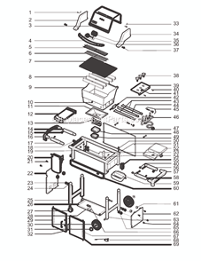 Page A Diagram and Parts List for 6731411 2005 Weber Grill