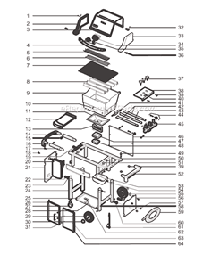 Page A Diagram and Parts List for 6821411 2005 Weber Grill